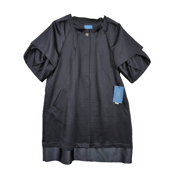 Simply Vera Vera Wang Jackets & Blazers - Simply Vera Vera Wang Dress Topper Jacket Duster Womens XL Black Formal Evening